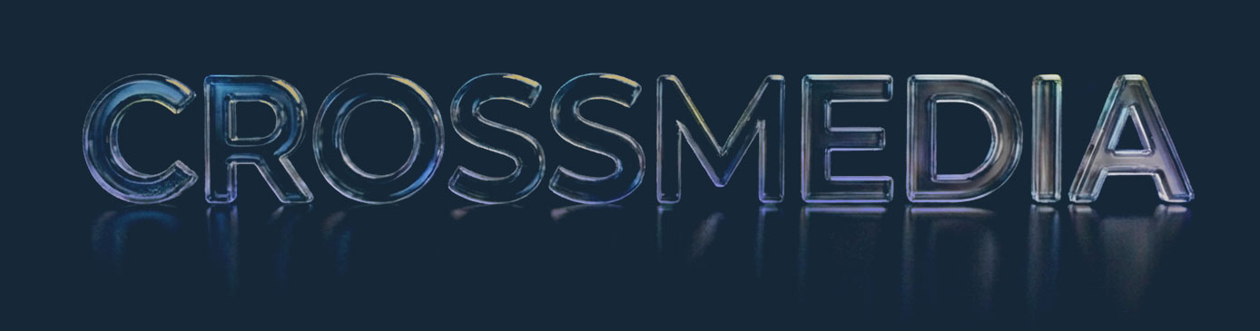 Crossmedia glass effect